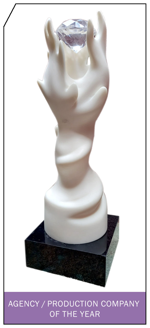 Gerety Award Agency/Production Company of the Year Statue
